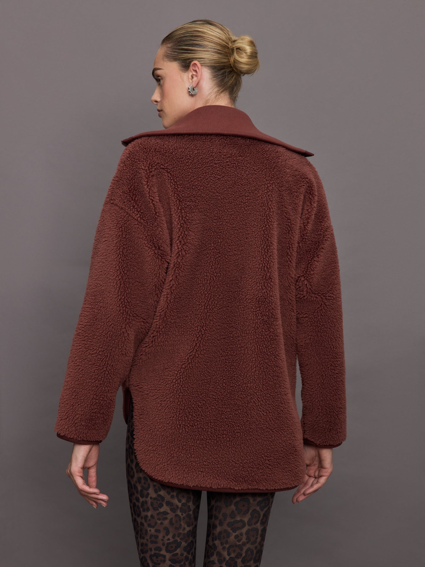 Myla Zip Through Jacket - Hot Chocolate (red) – Carbon38