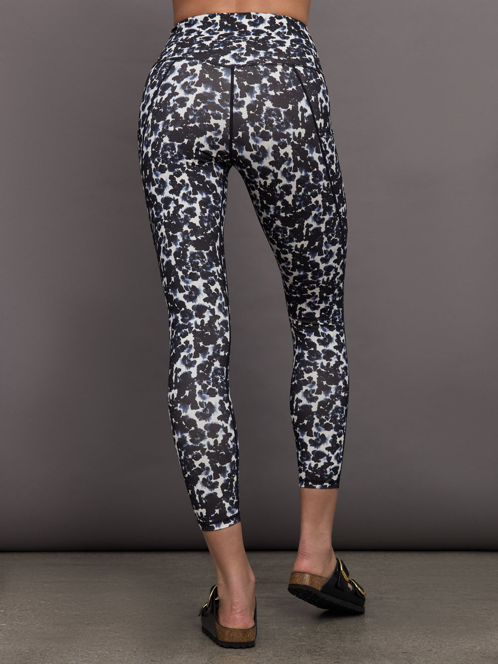 Form High Pocket Legging 25" - Ink Block Floral