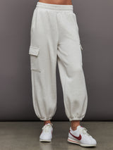 The Cargo Pant 25” - Ivory Marl