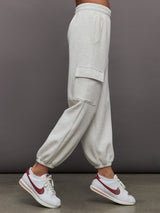 The Cargo Pant 25” - Ivory Marl