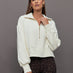Milano Half Zip Sweat - Ivory