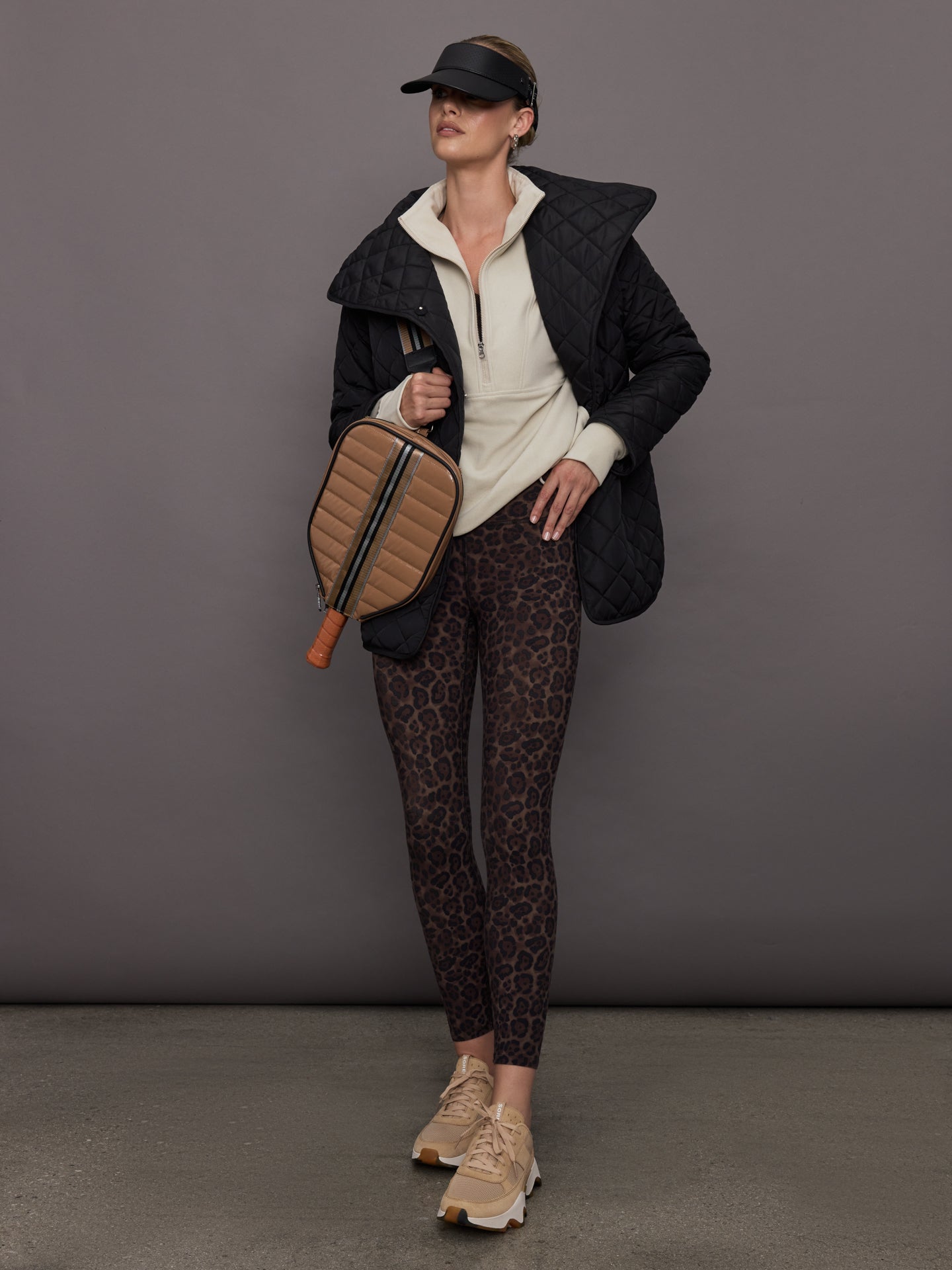 Timberley Half Zip Midlayer - Cement Marl – Carbon38