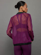 Net Evolution Cardigan - MINERAL RED