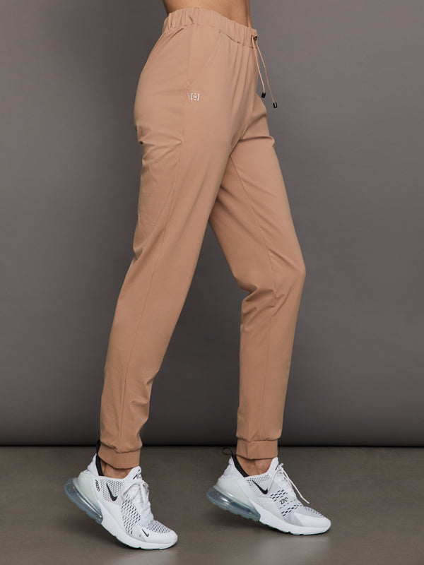 WARM UP TROUSERS - ALMOND