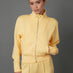 Full Zip Jacket in Interlock - Banana