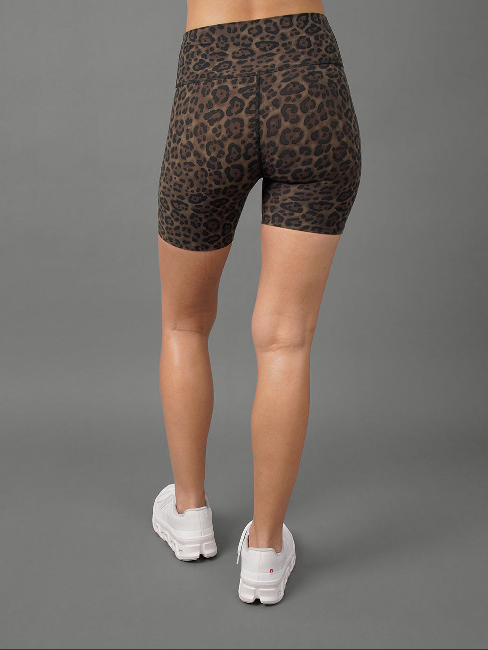 Biker Short in Melt - Leopard Print