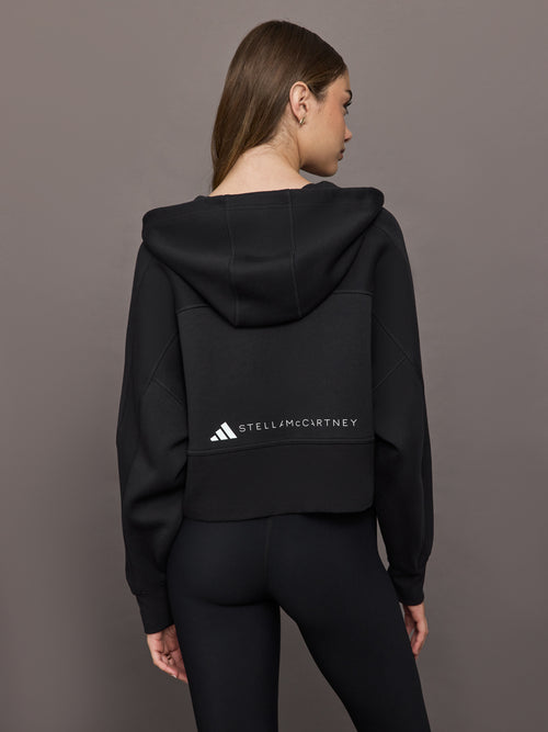 aSMC Sportswear Cropped Hoodie - Black