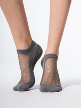 Star Cool Feet Socks - Star Charcoal