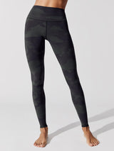 High-waist Vapor Legging - Black Camouflage