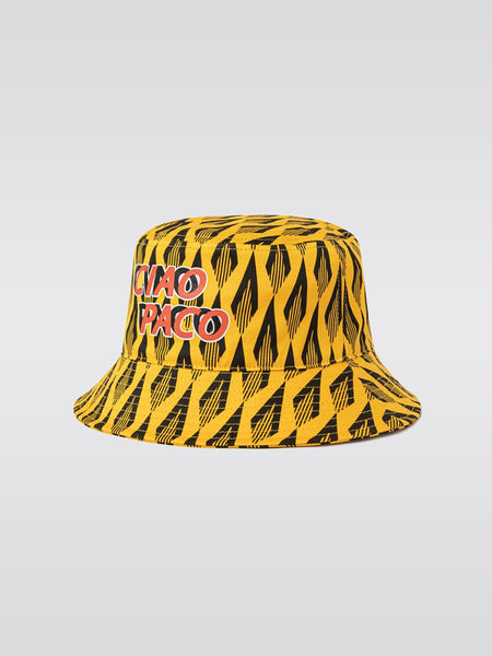 Paco Rabanne Yellow \'Ciao Paco\' Patterned Bucket Hat New Paco Rabanne Yellow  main image 3