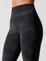 High-waist Vapor Legging - Black Camouflage