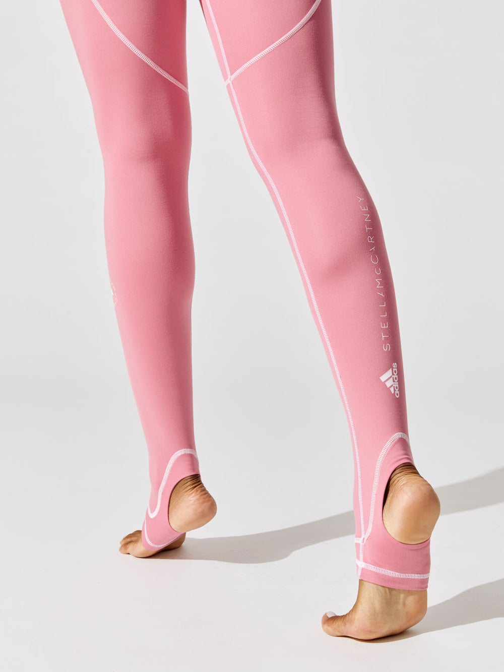 Womens adidas by Stella McCartney pink Truestrength Yoga Leggings