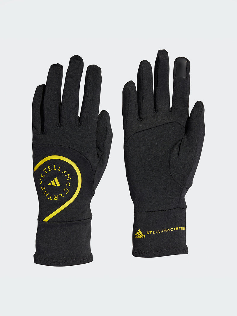 Adidas  By Stella Mccartney Gloves - Black/Shock Yellow