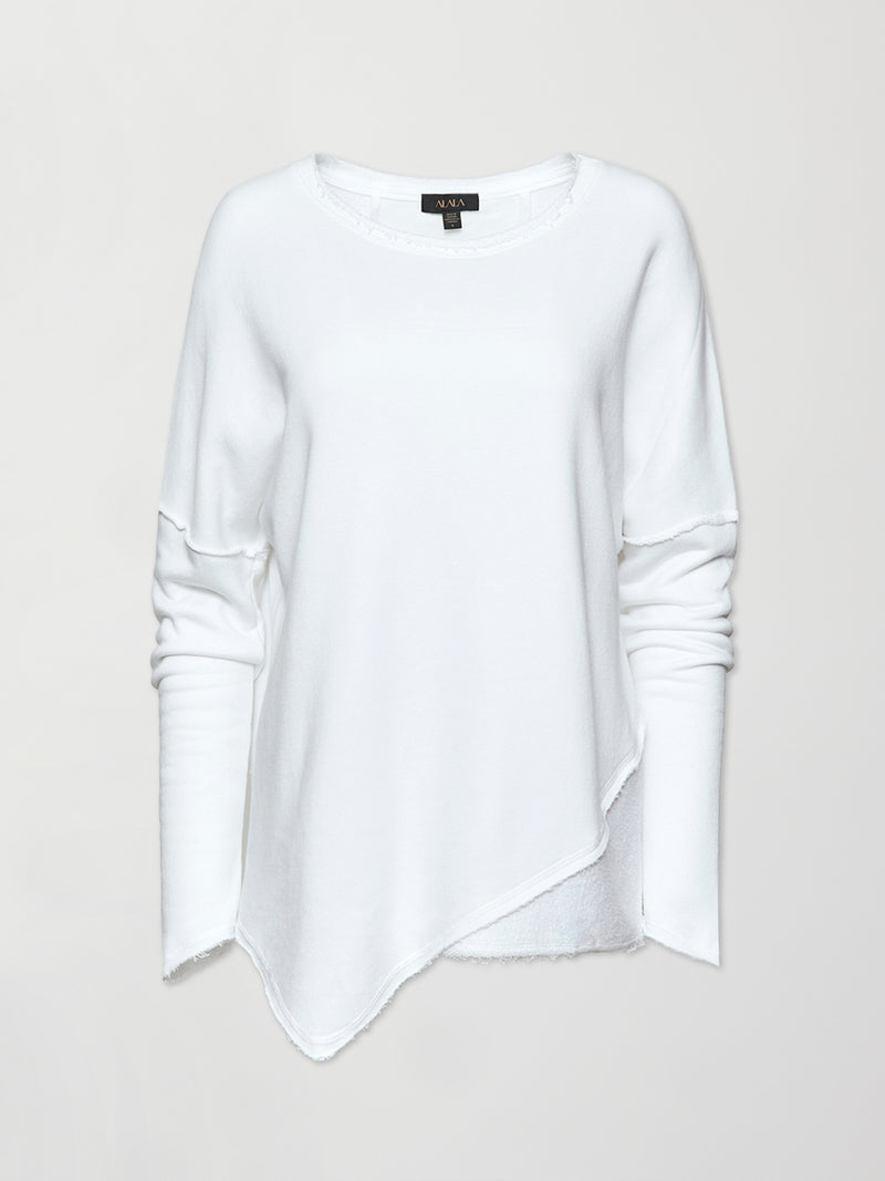 Exhale Sweatshirt - WHITE