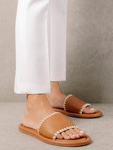 MALIBU CROCHET - TAN IVORY