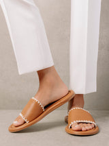 MALIBU CROCHET - TAN IVORY