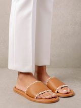 MALIBU CROCHET - TAN IVORY