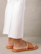 MALIBU CROCHET - TAN IVORY