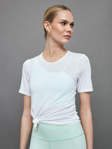 Giselle Cashmere Tee - White