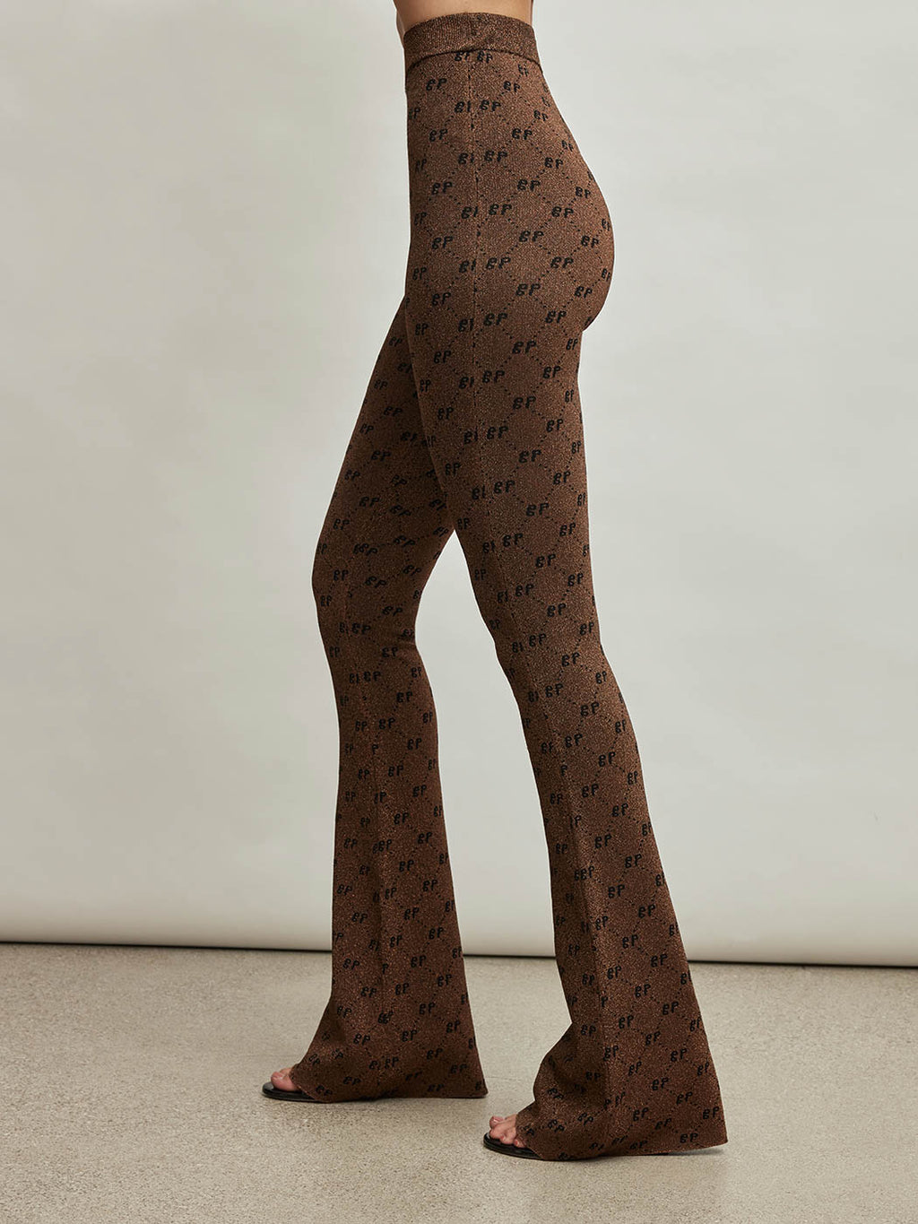 Leopard Print Flared Leggings