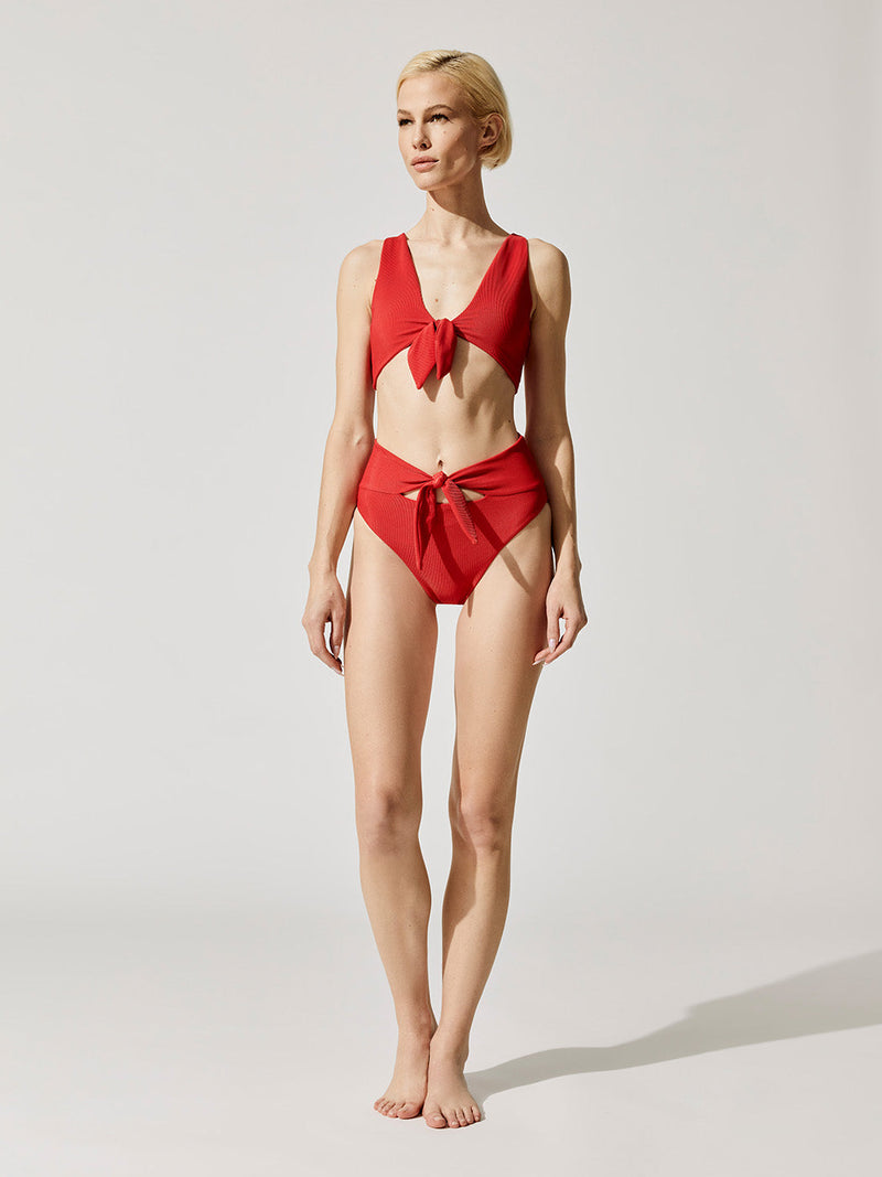Emma Bikini Bottom - Red