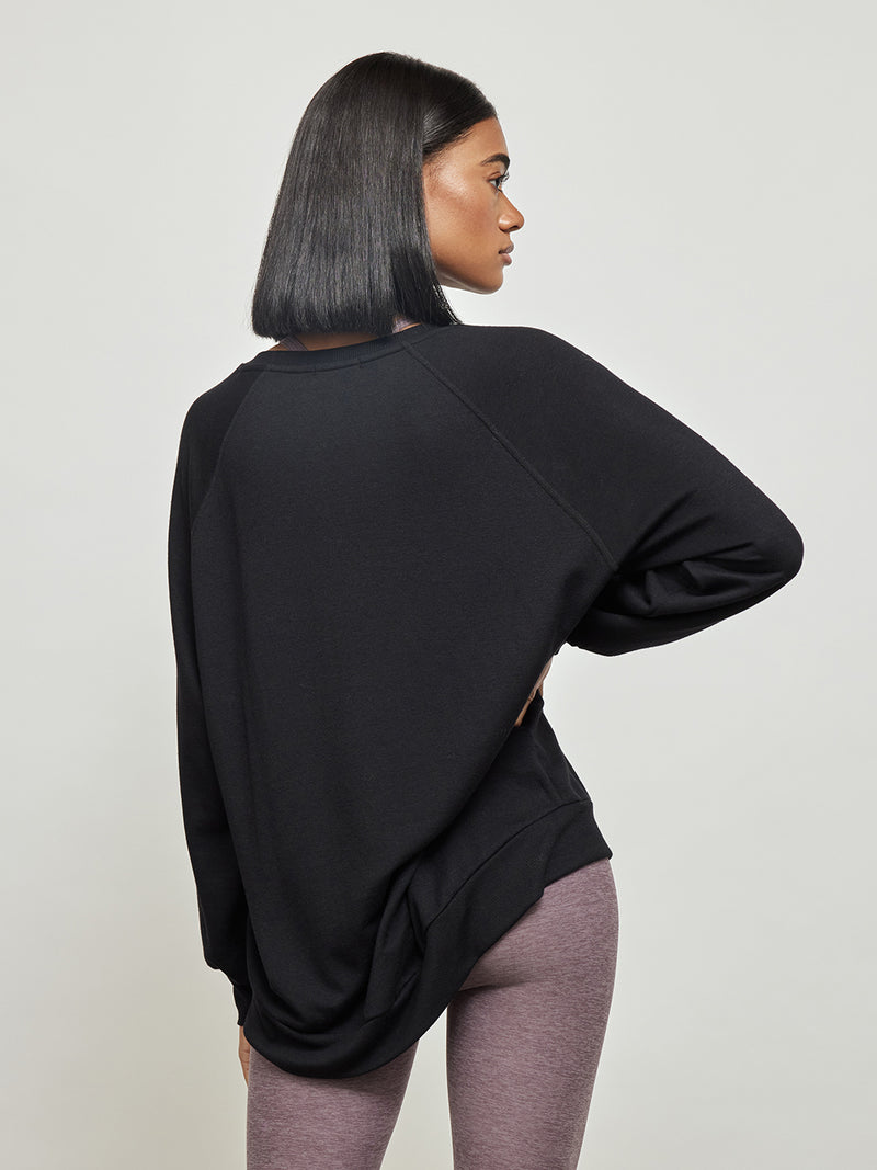 Saturday Oversized Pullover - Black