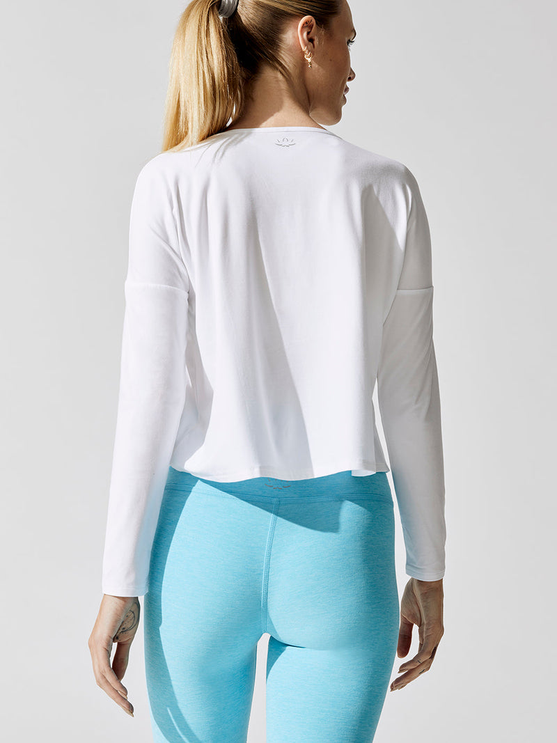 Featherweight Morning Light Pullover - Cloud White