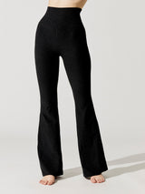Spacedye All Day Flare High Waisted Pant - Darkest Night