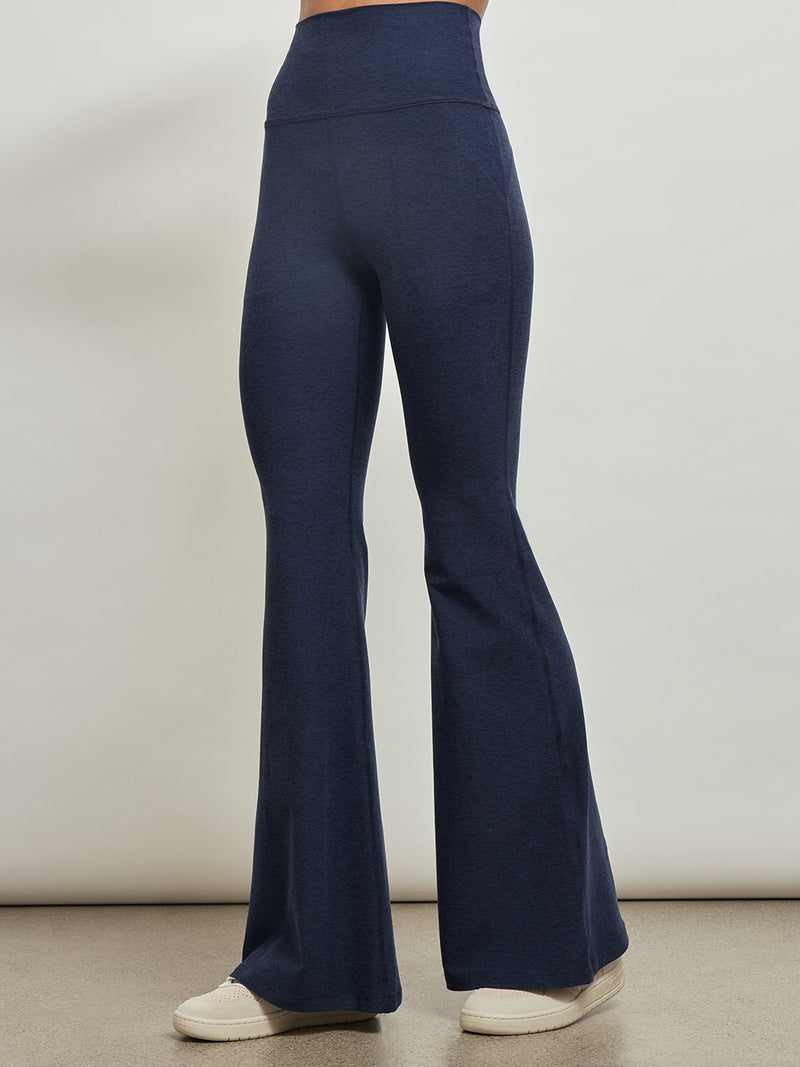 Spacedye All Day Flare High Waisted Pant - Nocturnal Navy