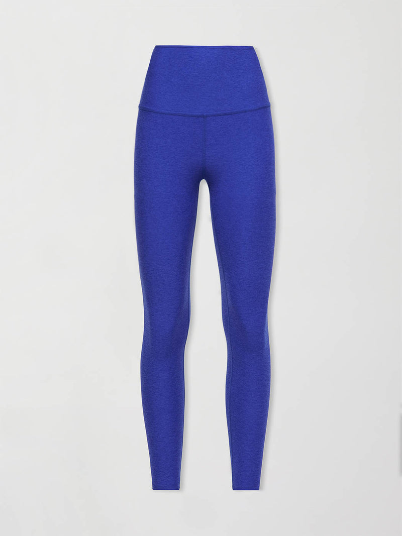 Spacedye Caught in the Midi High Waisted Legging - SAPPHIRE BLUE HEATHER