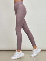Spacedye Caught In the Midi High Waisted Legging - Silverberry Heather