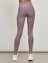 Spacedye Caught In the Midi High Waisted Legging - Silverberry Heather