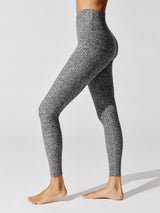 At Your Leisure High Waisted Legging - Black-White