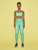 Spacedye Slim Racerback Bra - Honeydew Pop Heather