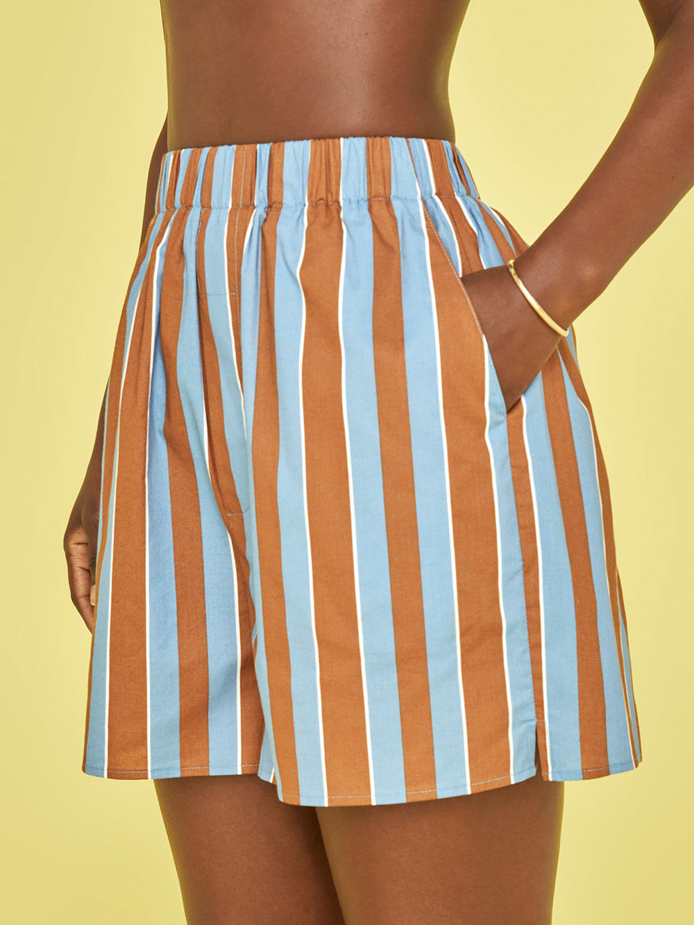 Lars Shorts - Chocolate/Blue