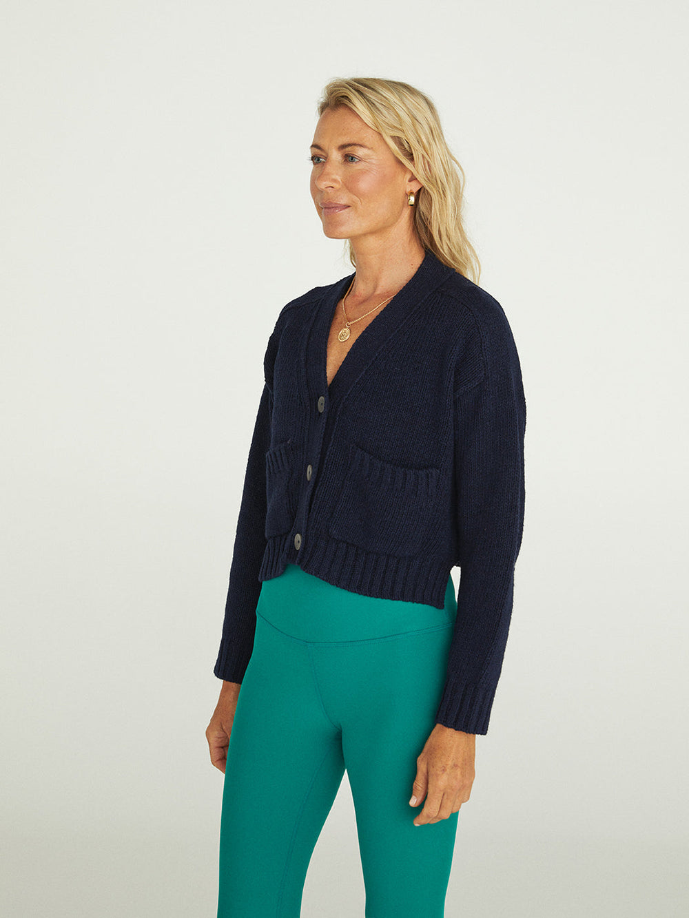 Cropped Cardigan - Hale Navy