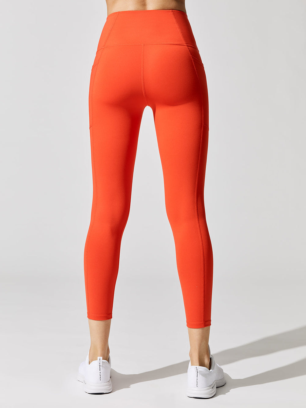 High Rise 7/8 Legging With Pockets in Cloud Compression - Fire