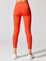 High Rise 7/8 Legging With Pockets in Cloud Compression - Fire