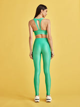 Action Bra 2.0 in Takara Shine - Digital Green