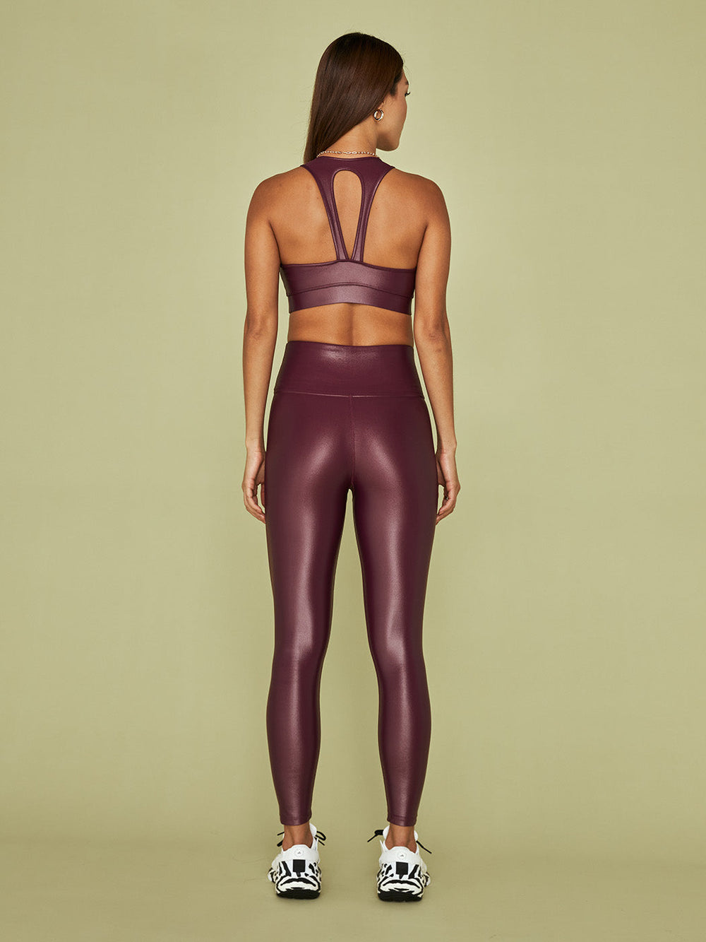 Action Bra 2.0 in Takara Shine - Dark Amethyst