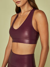 Action Bra 2.0 in Takara Shine - Dark Amethyst