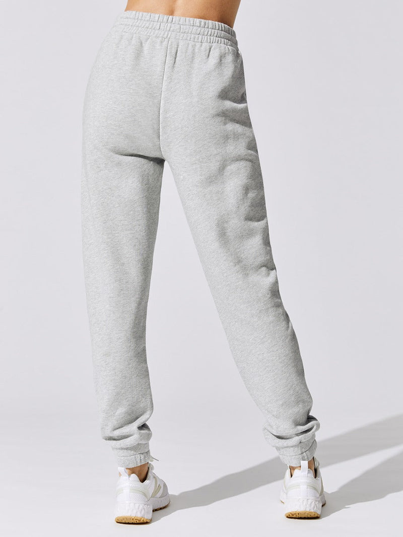 French Terry Jogger Pant - Heather Grey