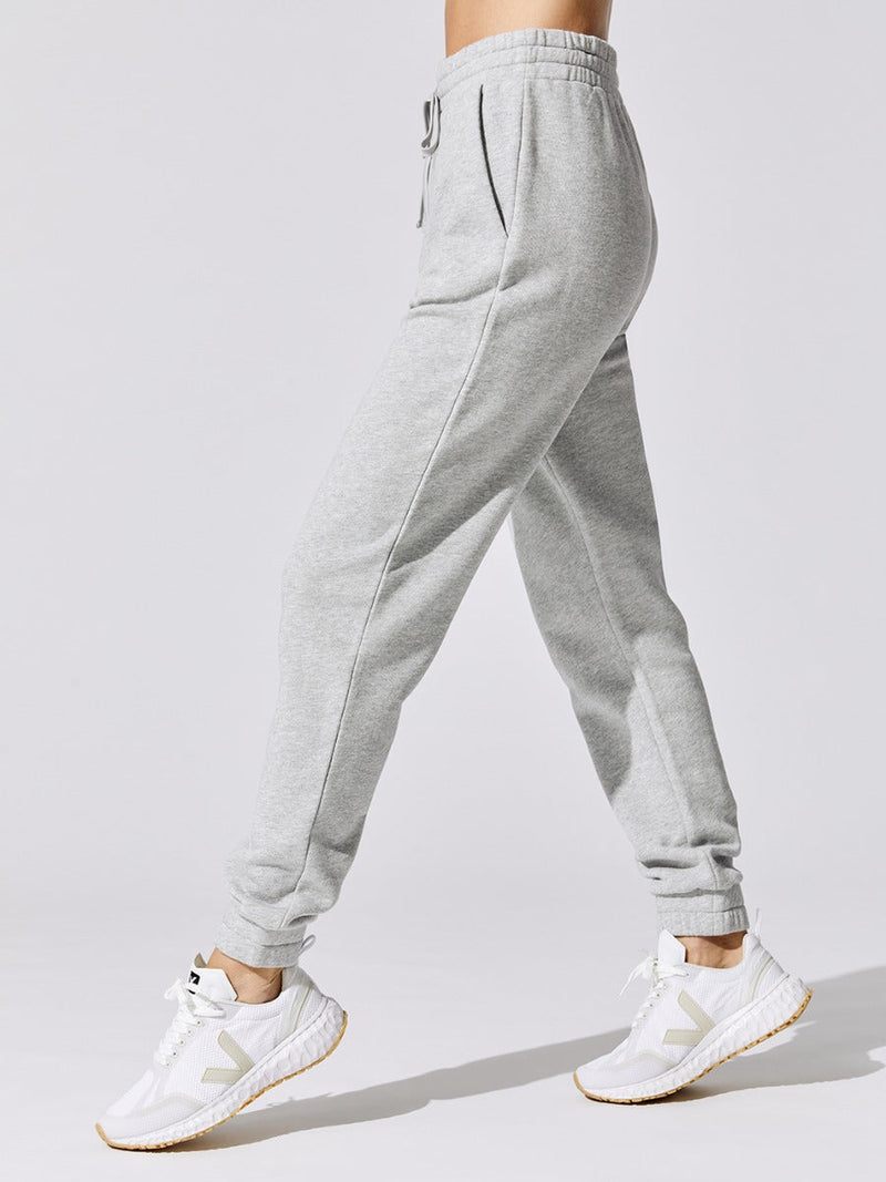 French Terry Jogger Pant - Heather Grey