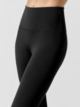 High Rise 7/8 Legging In Cloud Compression - Black