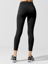 High Rise 7/8 Legging In Cloud Compression - Black