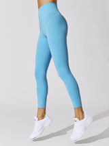 High Rise 7/8 Legging In Cloud Compression - Lake Blue
