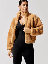 Teddy Zip Up Jacket - Roots