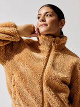 Teddy Zip Up Jacket - Roots