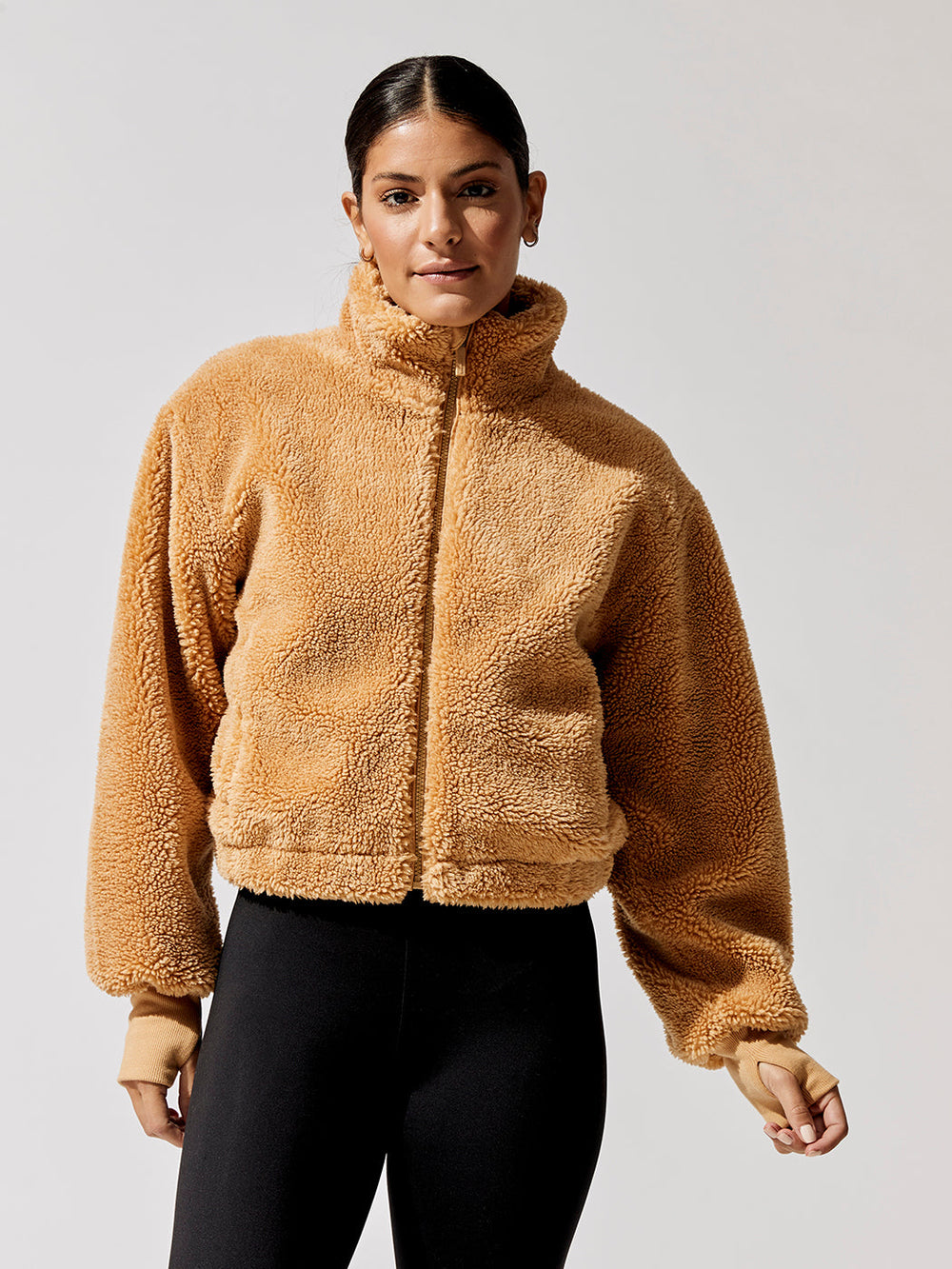 Teddy Zip Up Jacket - Roots