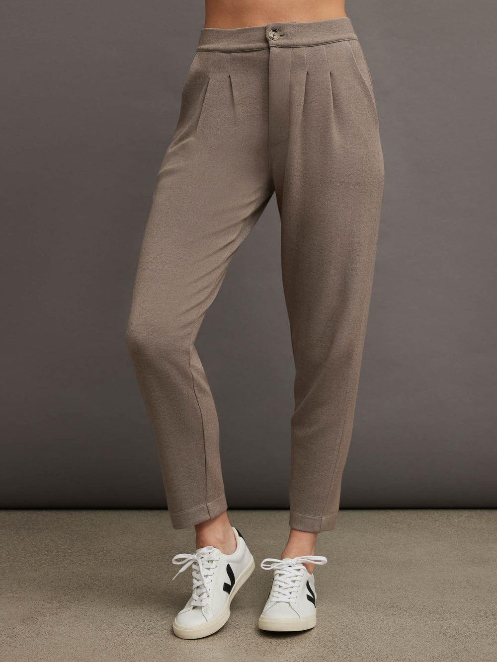INTERLOCK TROUSER PANT - CORIANDER HEATHER